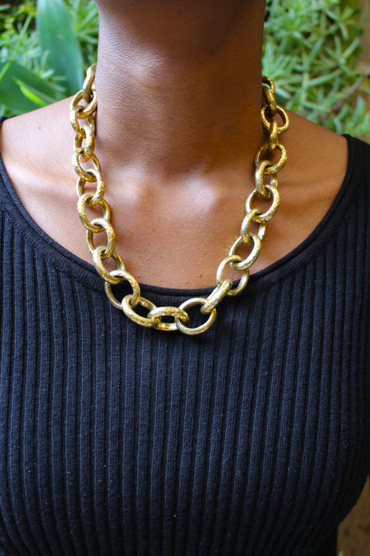 Kalei Brass Necklace