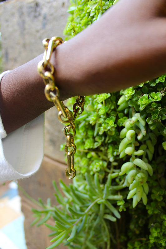Sero Brass Bracelet