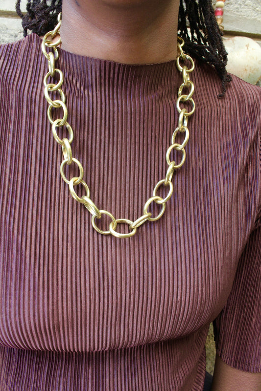 Weto Brass Necklace