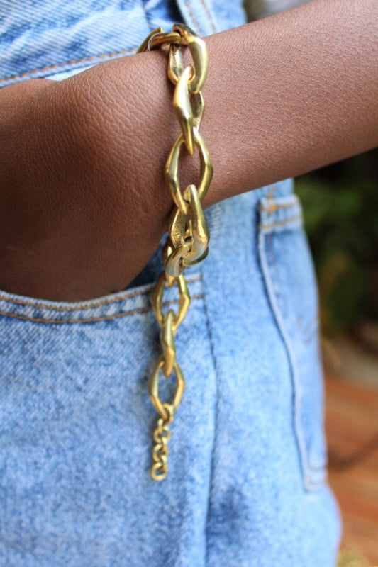 Sadi Brass Bracelet