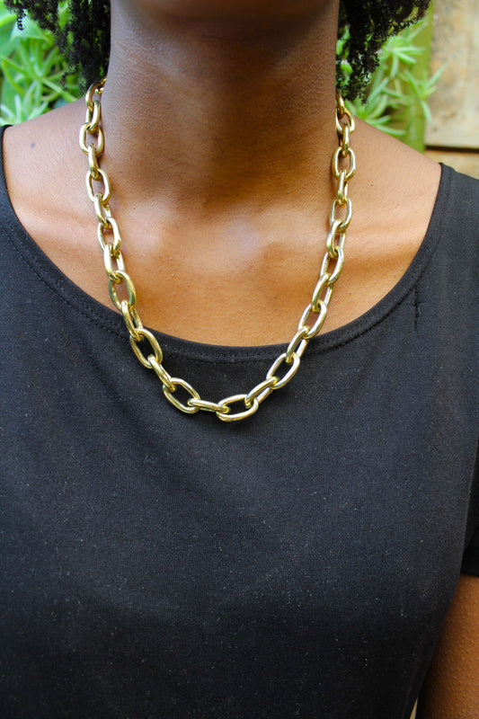 Nena Brass Necklace