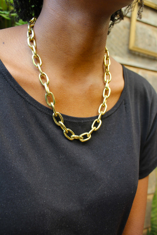 Nena Brass Necklace