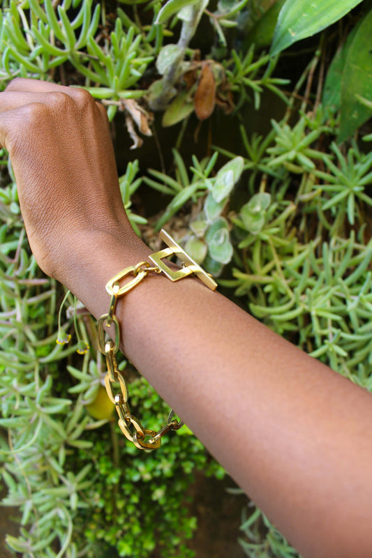 Leo Brass Bracelet