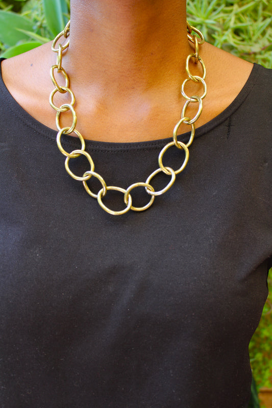 Baskili Brass Necklace