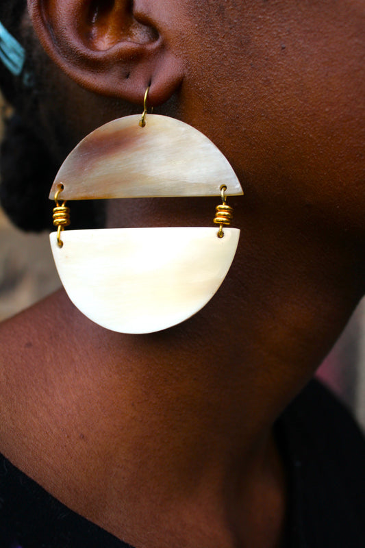 Nusu Horn Earrings