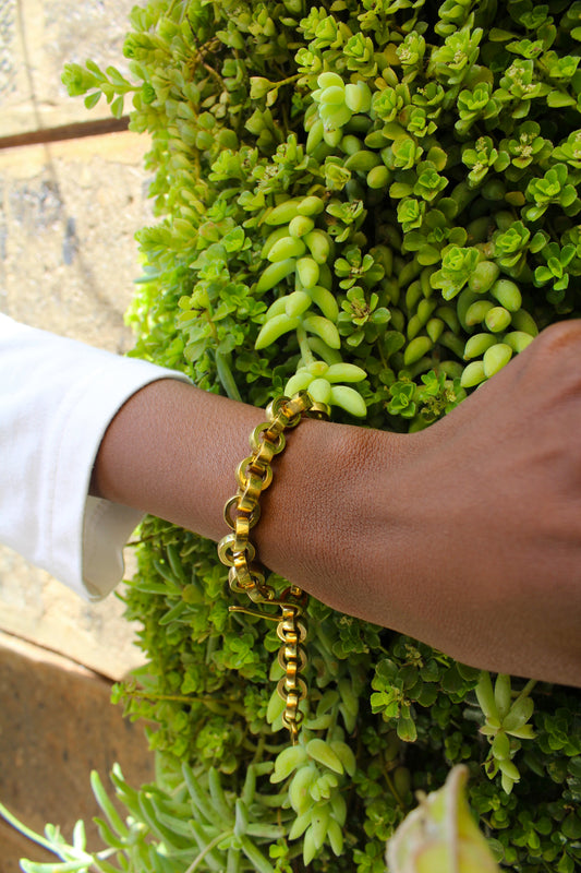 Cleo Brass Bracelet