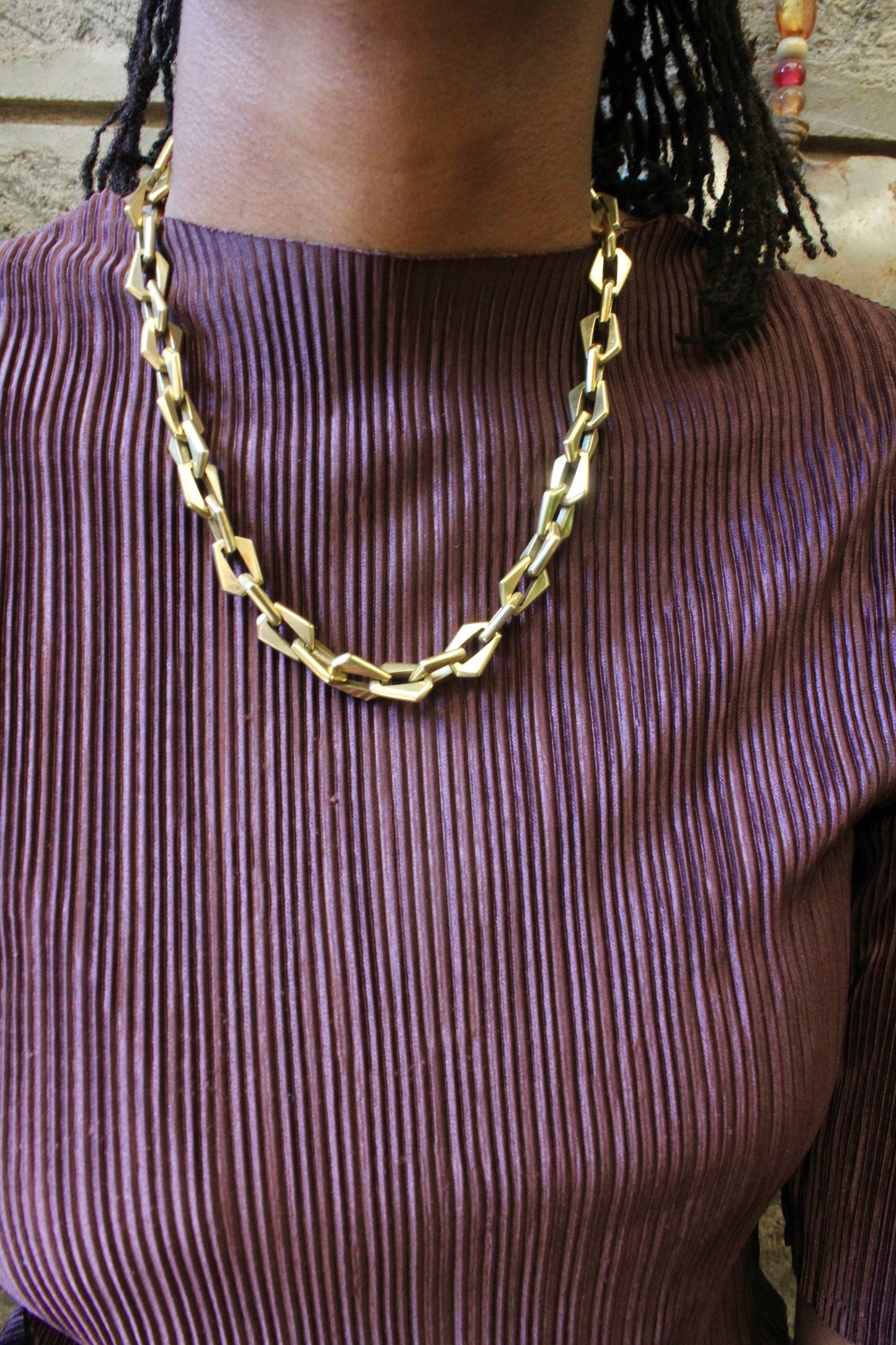 Neeya Brass Necklace