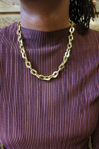 Neeya Brass Necklace