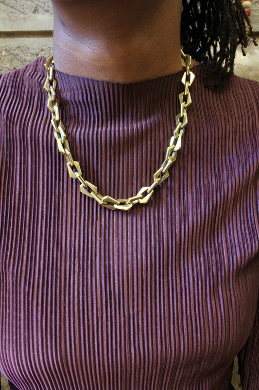 Neeya Brass Necklace