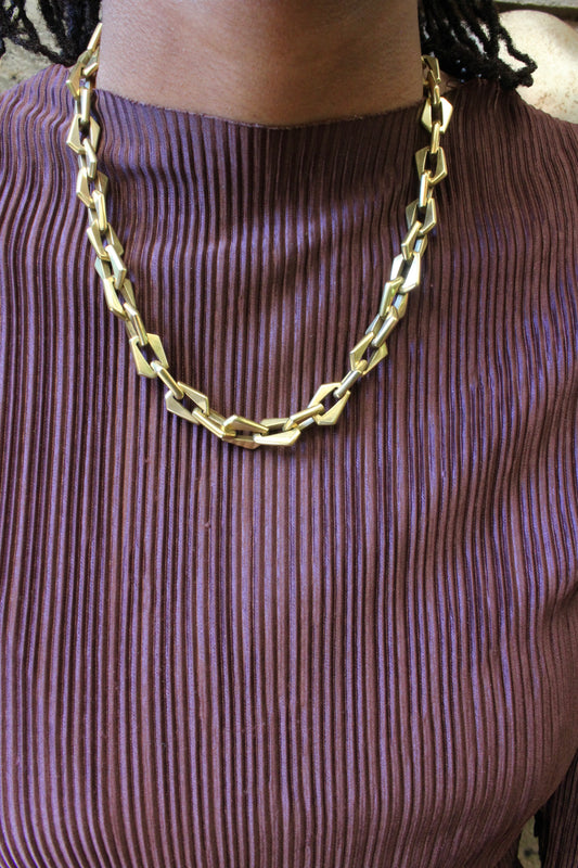 Neeya Brass Necklace