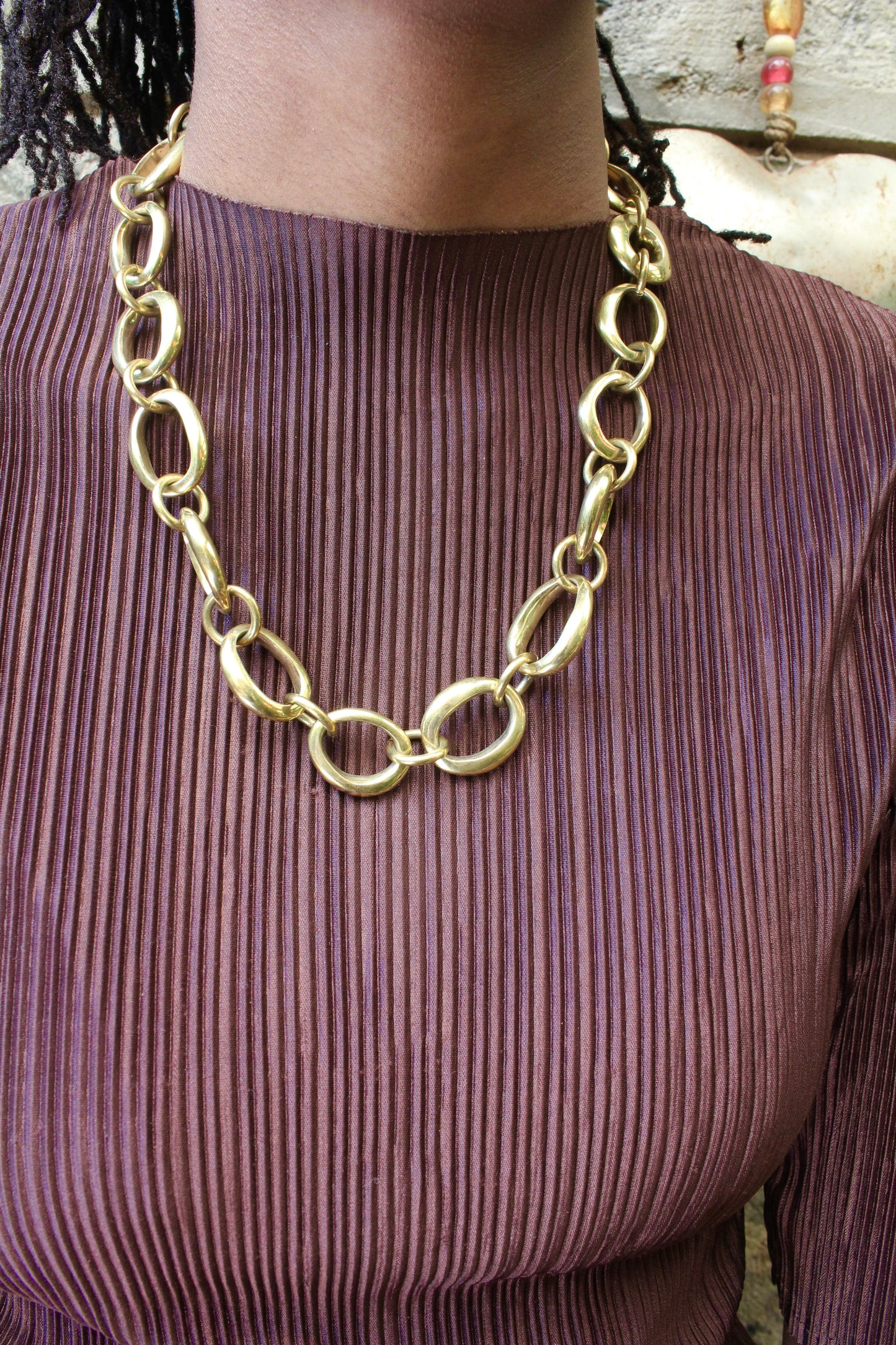 Weto Brass Necklace