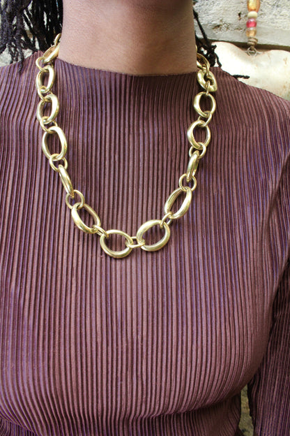 Weto Brass Necklace