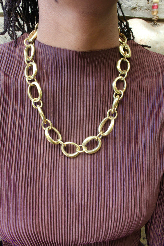 Weto Brass Necklace