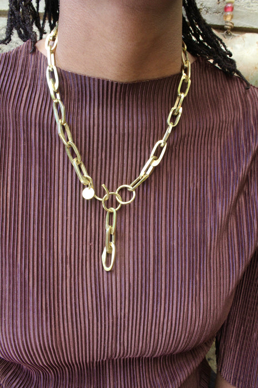 Knosi Brass Necklace