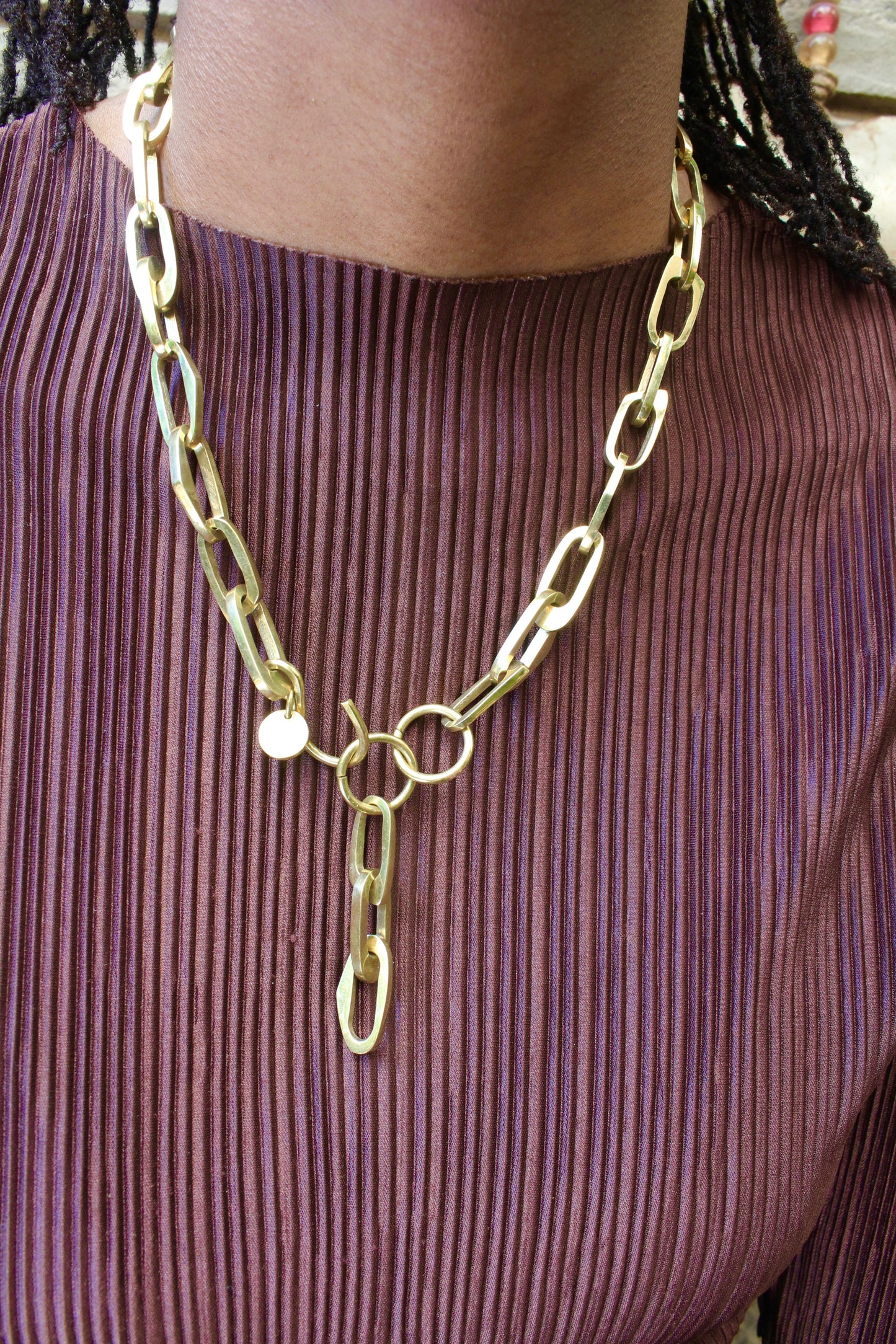 Knosi Brass Necklace