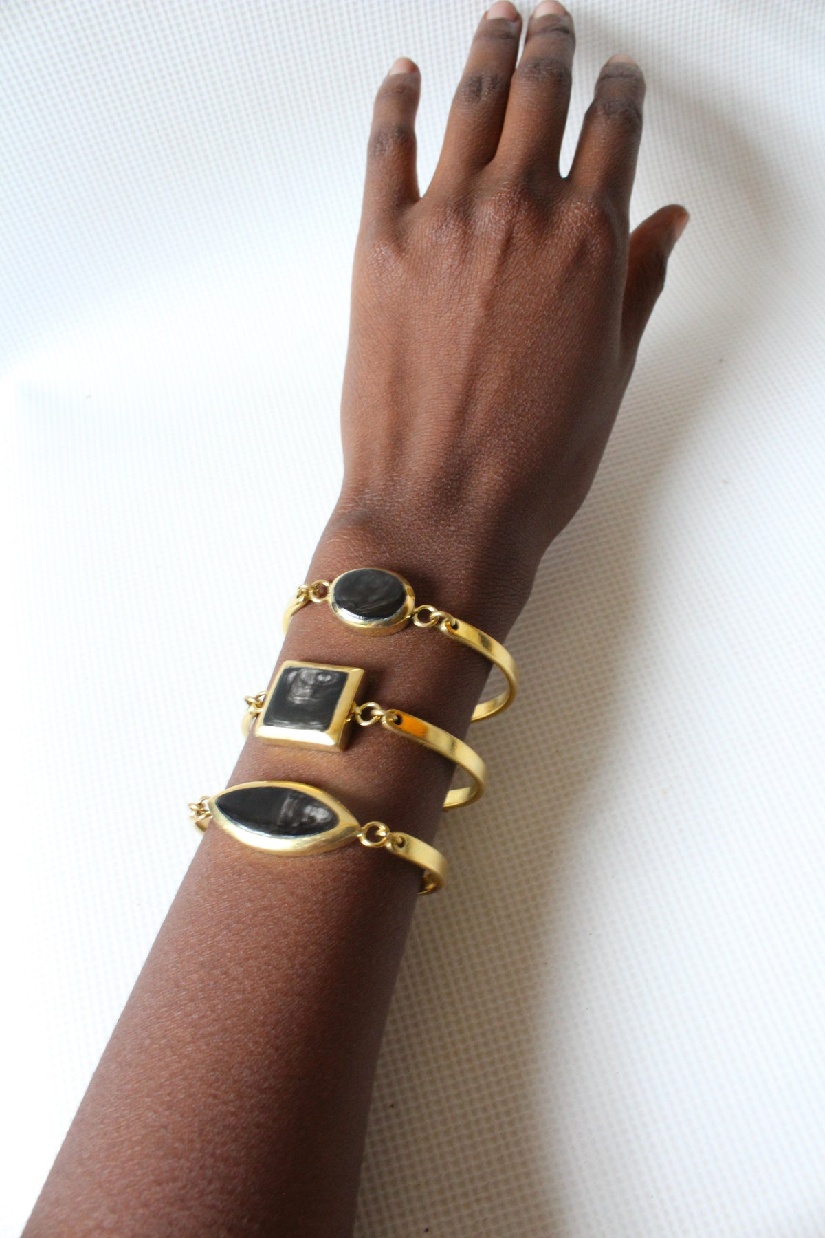 Nkavu Horn Bracelets