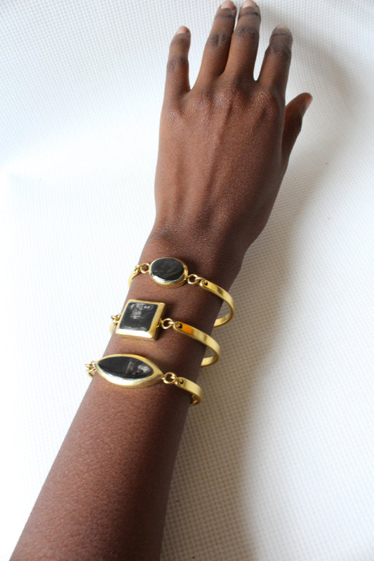 Nkavu Horn Bracelets