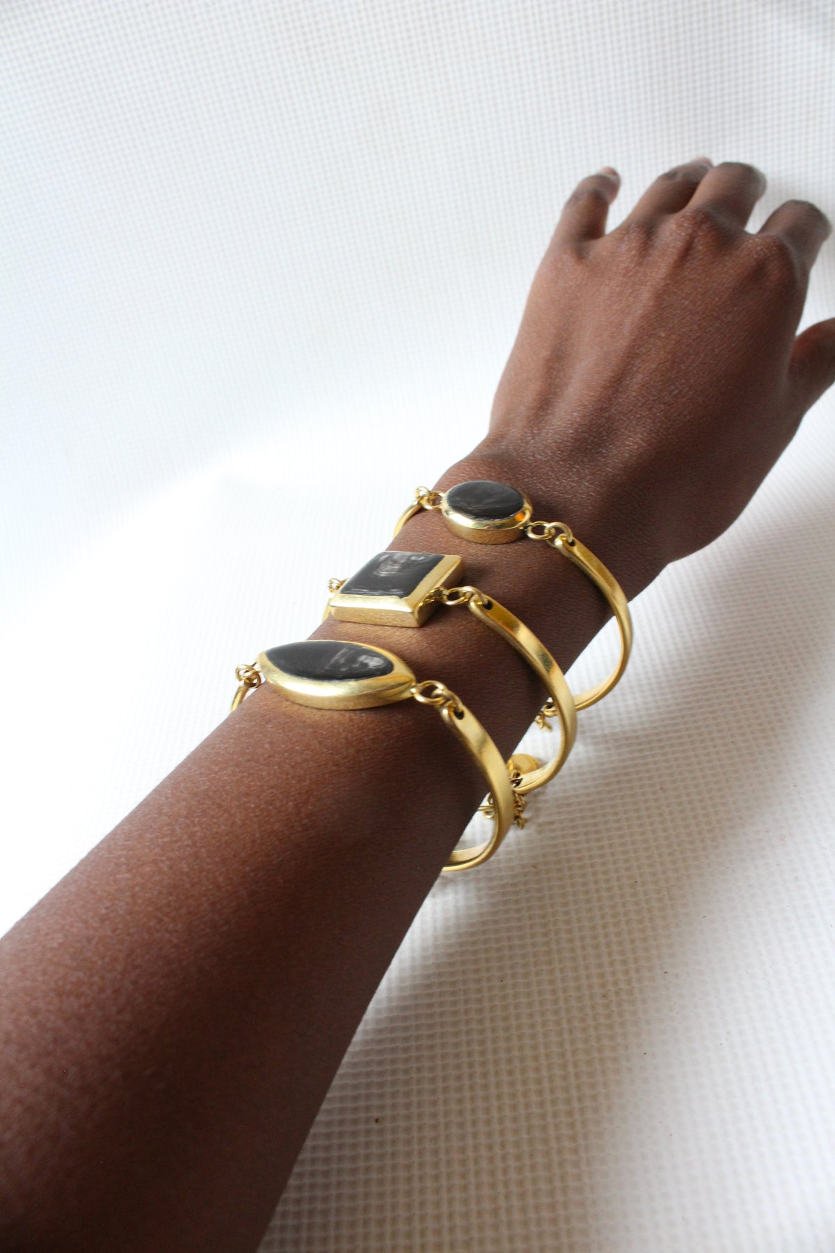 Nkavu Horn Bracelets