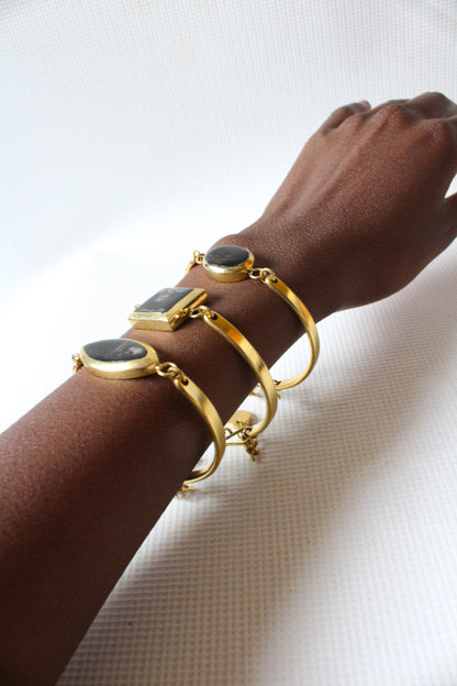 Nkavu Horn Bracelets