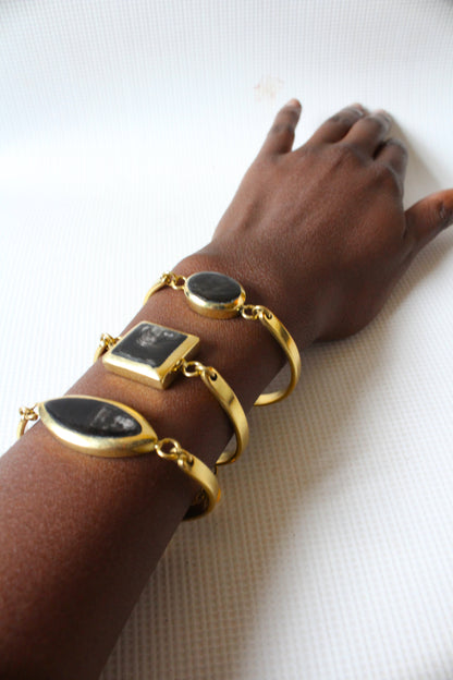 Nkavu Horn Bracelets