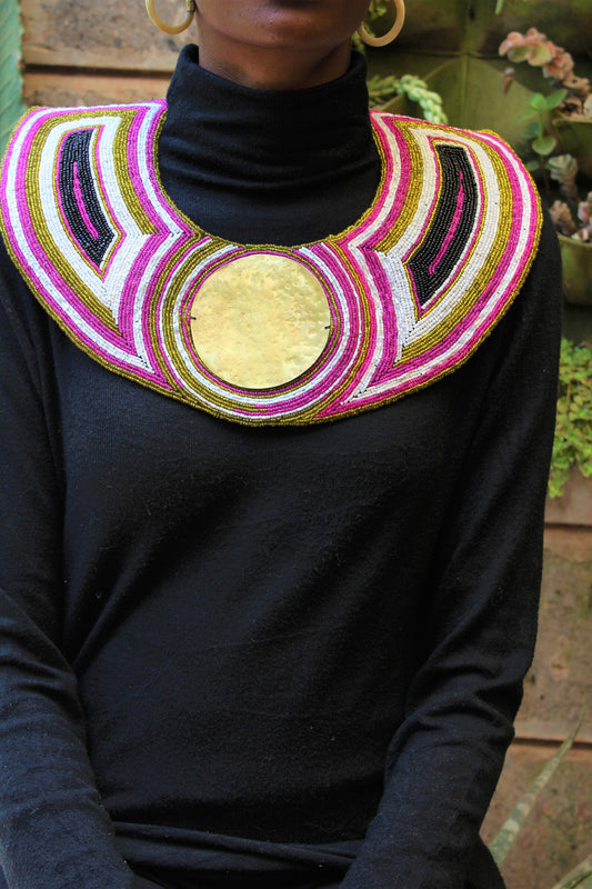 Malaika Beaded Bib