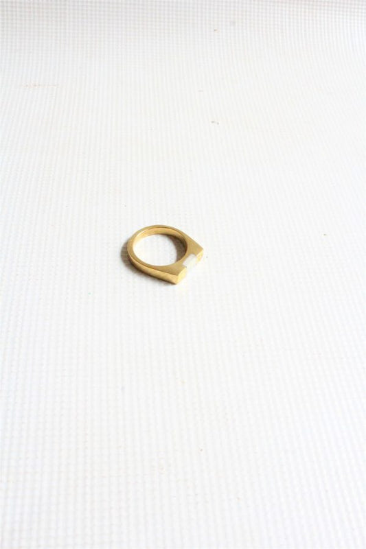 White Horn Ring